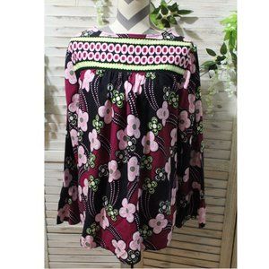Crown & Ivy Floral print blouse(244)